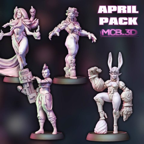 Image of MCB3D April Model Pack