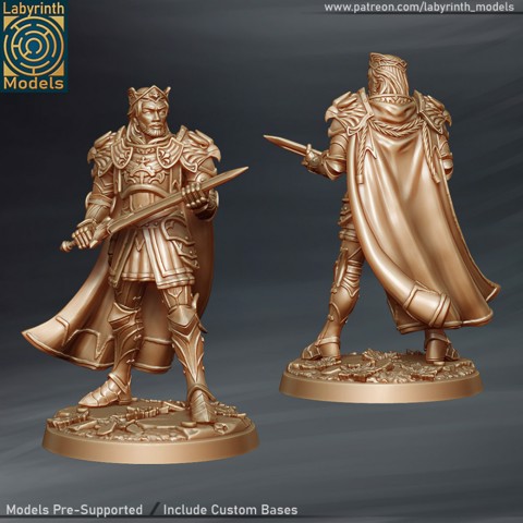Image of King / Emperor in Armor - 32mm scale