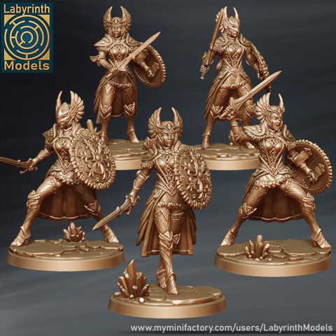 Image of Valkyrie Warriors - 32mm scale