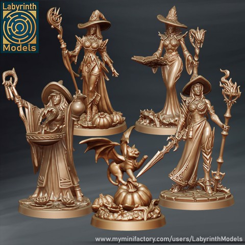 Image of Witches set  - 32mm scale