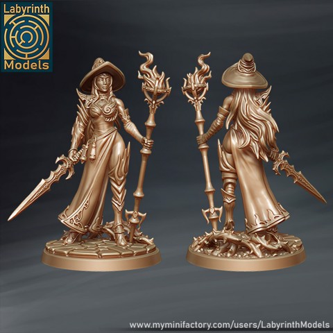 Image of Fire Witch - 32mm scale