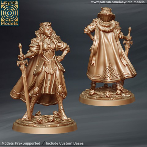 Image of Queen / Empress in Armor - 32mm scale