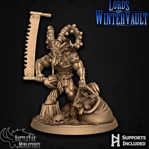 Image of Wintervault Foulwarder | Battle Yak Miniatures Christmas 2021