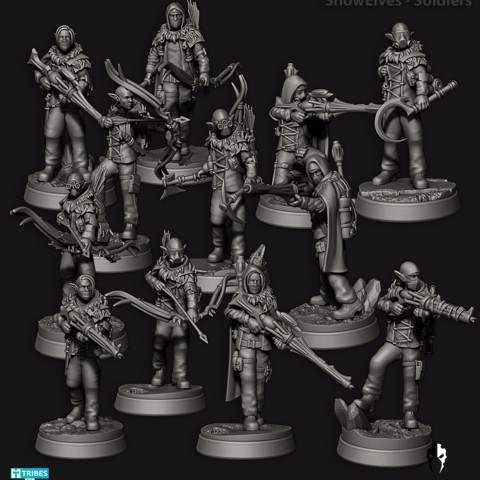Image of Snow Elves - Soldiers - Space Elves