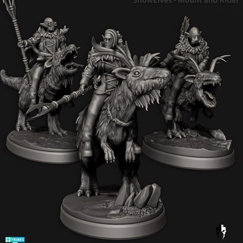 Image of Snow Elves - Mount and Riders - Space Elves