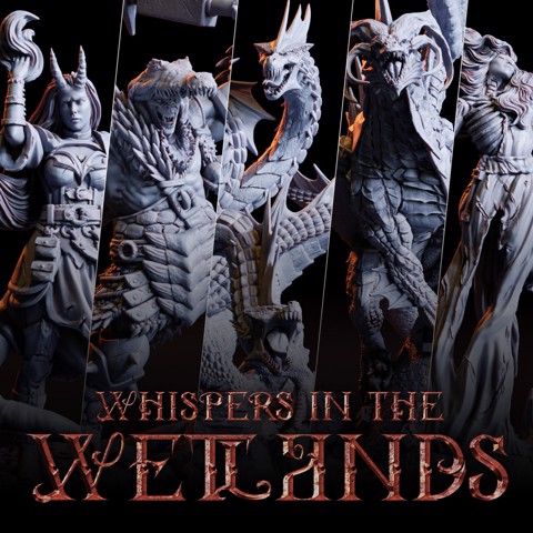Image of Flesh Of Gods - July/2022 - Whispers In The Wetlands