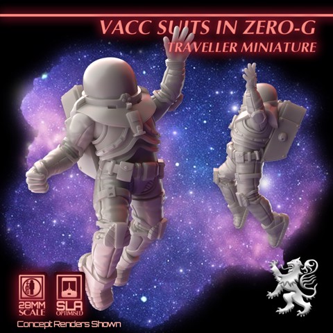 Image of Vacc Suits in Zero-G