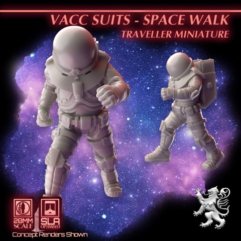 Image of Vacc Suits - Space Walk Traveller Miniature