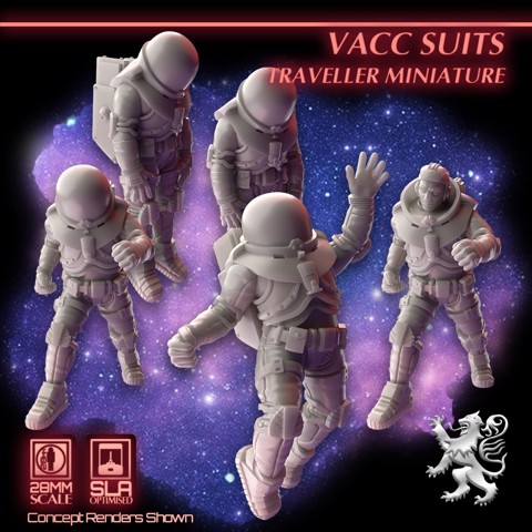 Image of Vacc Suits Traveller Miniature