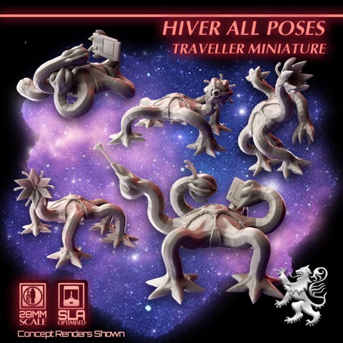 Image of Hiver - All Poses Traveller Poses