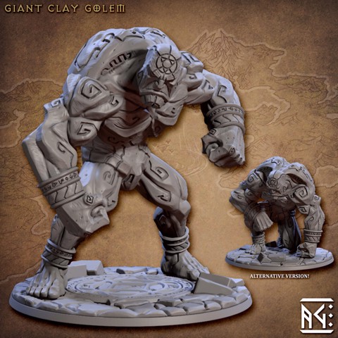 Image of Giant Clay Golem (Arcanist's Guild)