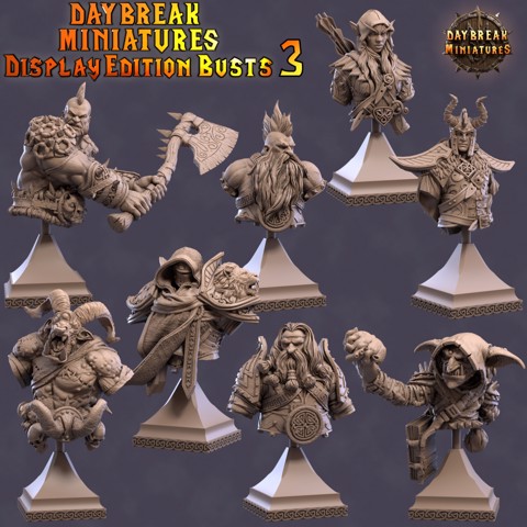 Image of Daybreak Miniatures - Bust Pack 3