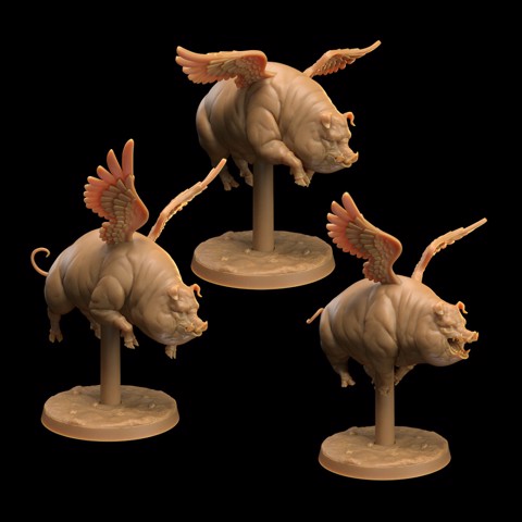 Image of Flying Pigs | PRESUPPORTED | Revenge of the Farmomancer