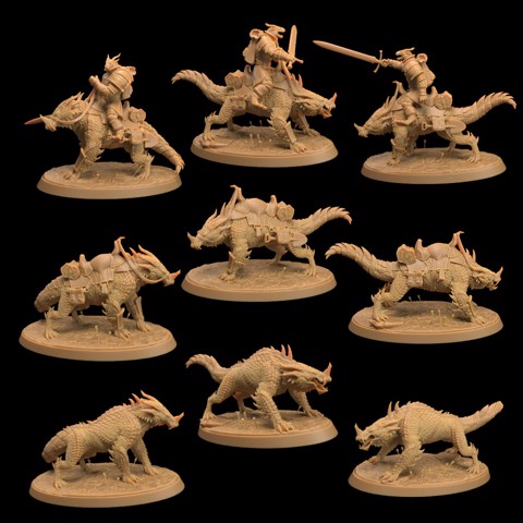 Image of War Drakes & Modular Riders| PRESUPPORTED | The Dragon’s War: Children of the Flame