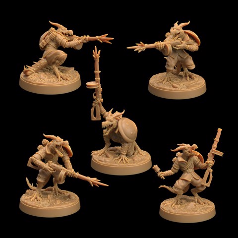 Image of Kobold Ground Troops | PRESUPPORTED | The Dragon’s War: Children of the Flame
