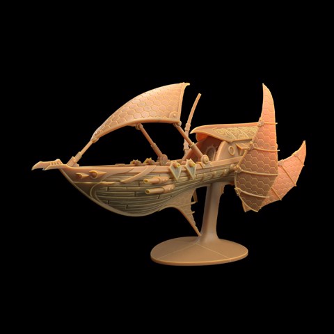 Image of Elf Skiff | PRESUPPORTED | Journey Through the Astral Sea