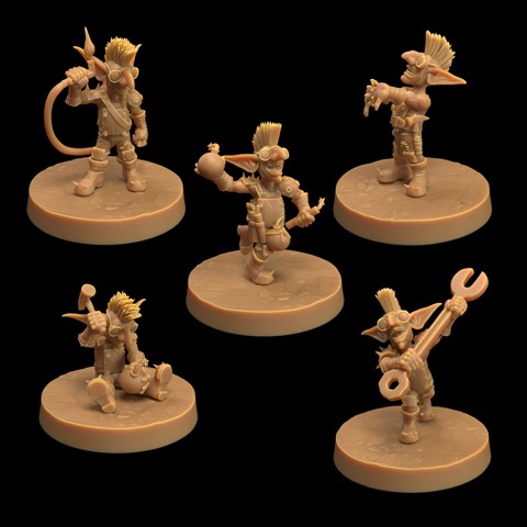 Image of Goblin Scrappers Pirate Crew | PRESUPPORTED | Journey Through the Astral Sea
