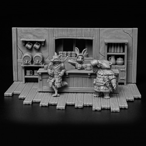 Image of Diorama 2 - Hopscotch's Tavern - Tavern and Diorama set