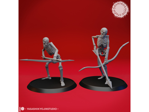 Image of Undead Skeleton Archers - D&D Miniature