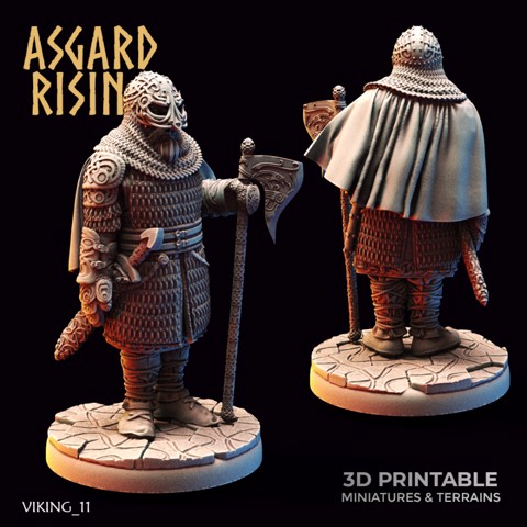 Image of Viking Huscarl (ver. A) /Easy to Print/