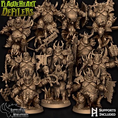Image of Plagueheart Defilers Character Pack