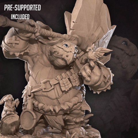 Image of [CURRENT TRIBES RELEASE] Tortle Barbarian