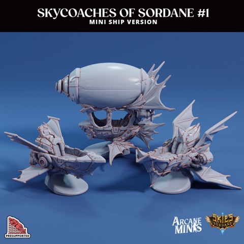 Image of Skycoaches of Sordane #1 - Mini-Ships