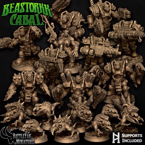Image of Beastorkk Cabal Character Pack