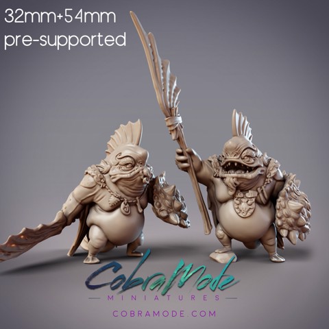 Image of Fishfolk Fighters - Sommos Jow Veterans (Pre-Supported)