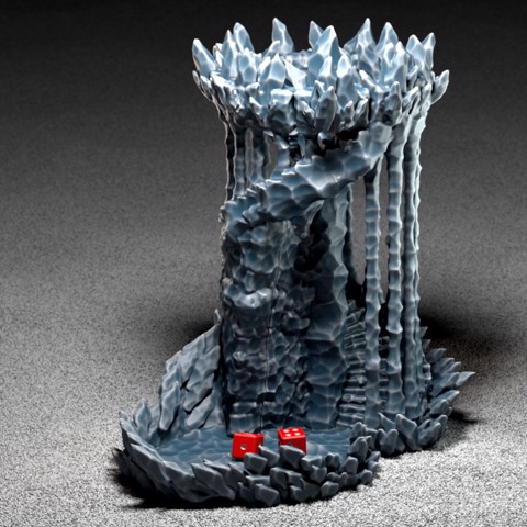 Image of Crystal dice tower