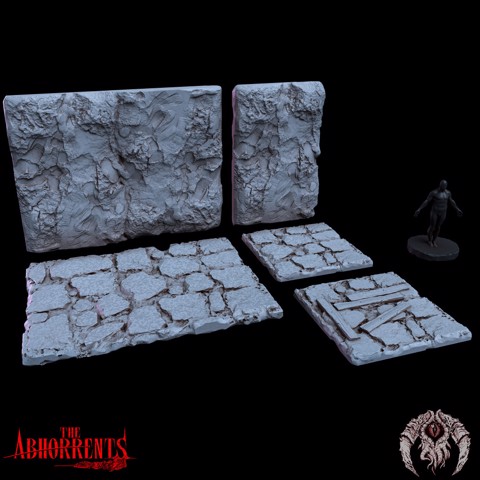 Image of Abhorrents Dungeon - Floor and Wall Tiles