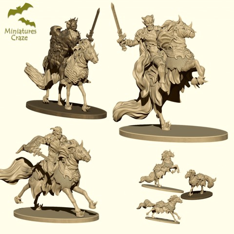 Image of Devil Knights with Mounts