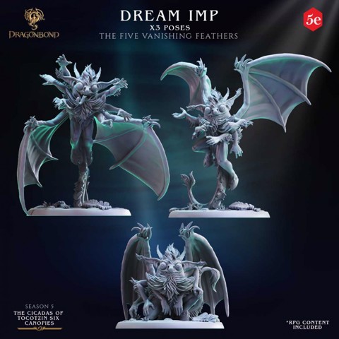 Image of Dragonbond Tribes Dream Imps (3 poses)