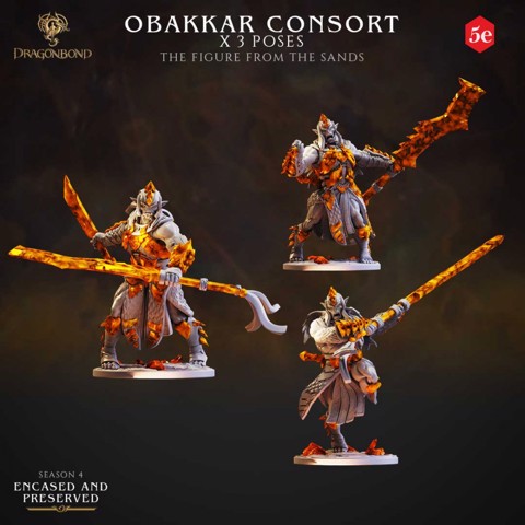 Image of Dragonbond Tribes Obakkar Consort (3 units)