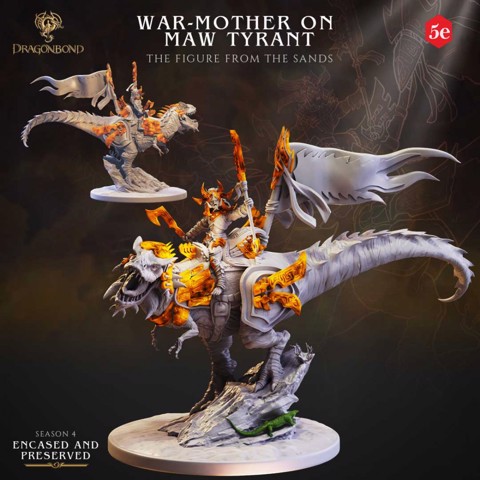 Image of Dragonbond Tribes War Mother on Maw Tyrant