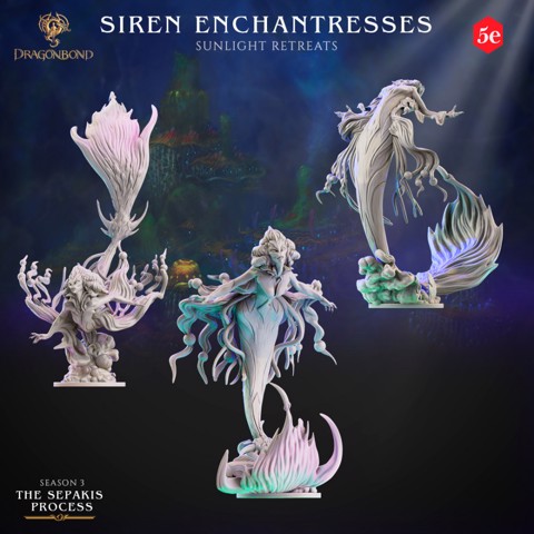 Image of Dragonbond: Siren Enchantress x3 Poses