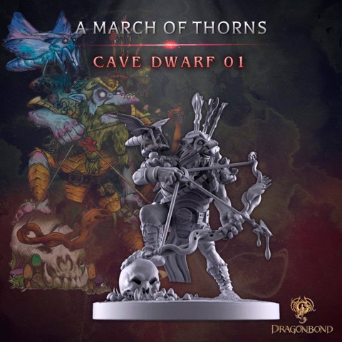 Image of Dragonbond: Cave Dwarves (unit of 3)