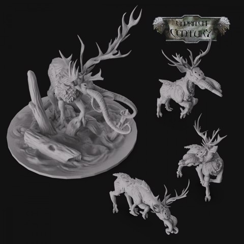 Image of Eldritch Century - Monster - Hellstag and horrid deer