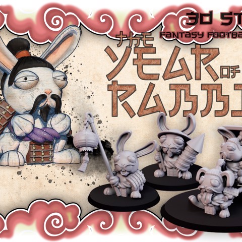 Image of The year of the rabbit full team