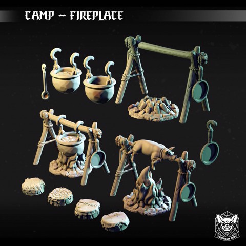 Image of Camp Terrain - Fireplace