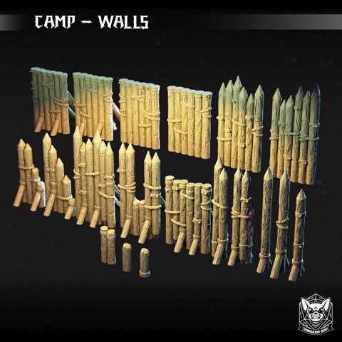 Image of Camp Terrain - Walls