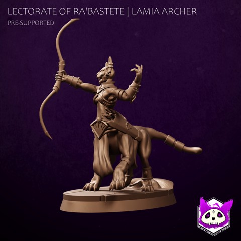 Image of Lectorate of Ra'Bastete | Lamia Female Archer