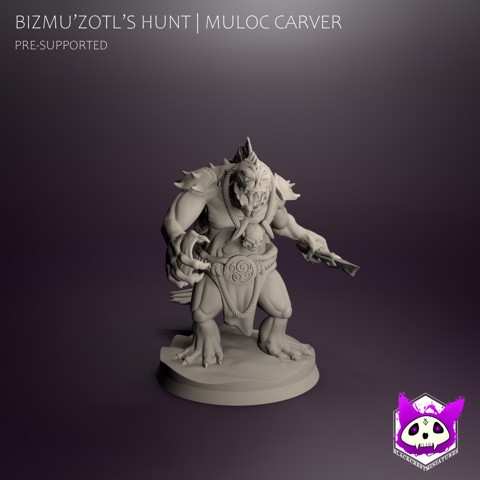 Image of Bizmu’zotl’s Hunt | Muloc Carver