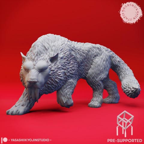 Image of Crag Cat - Tabletop Miniature (Pre-Supported)