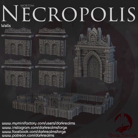 Image of Dark Realms - Necropolis - Walls