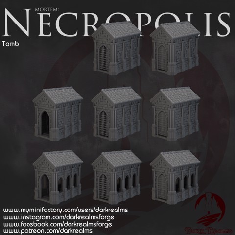 Image of Dark Realms - Necropolis - Tombs