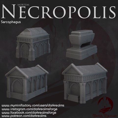 Image of Dark Realms - Necropolis - Sacophagus