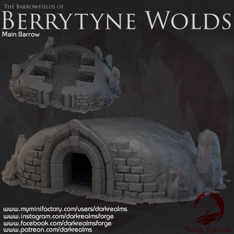 Image of Dark Realms - Berrytyne Wolds - Barrow-graves