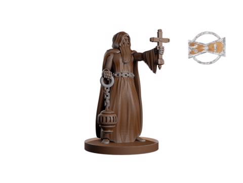 Image of Human male with a Cross and Censer