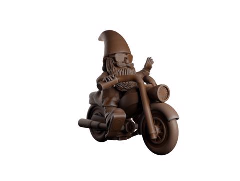 Image of Garden Gnome on a Bike